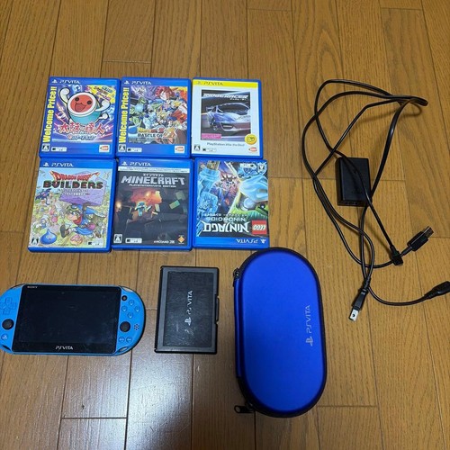 Psp vita main body blue - vita,