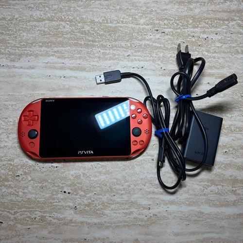 Console psp vita 2000 rosso - console,